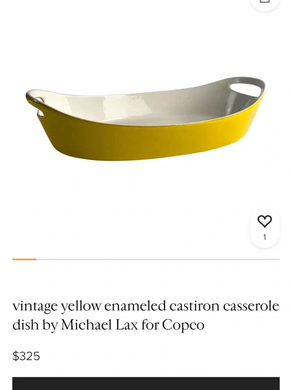 J. Crew oval serving